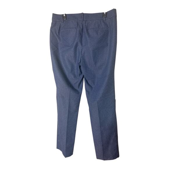 Talbots New Port Dress Pants Bluish Gray with Matrix Dot Pattern‎ Size 12 - Picture 2 of 8